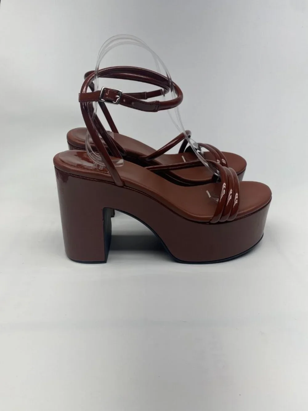 Jeffrey Campbell Women's Mamba Platform Block Heel Sandals Sz 9